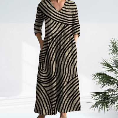 Vestido Ayla - Vestido vintage a rayas