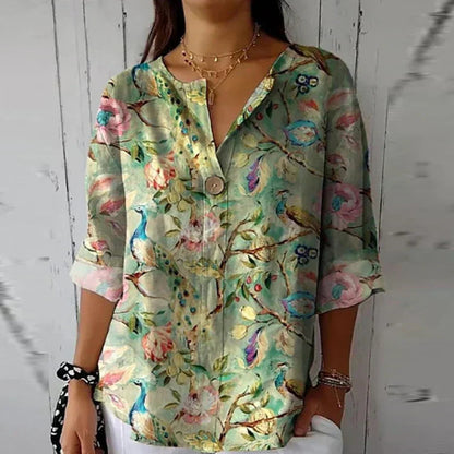 Blusa Nerea - Blusa floral de mujer