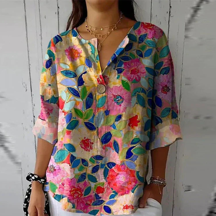 Blusa Nerea - Blusa floral de mujer