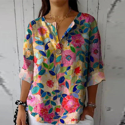 Blusa Nerea - Blusa floral de mujer